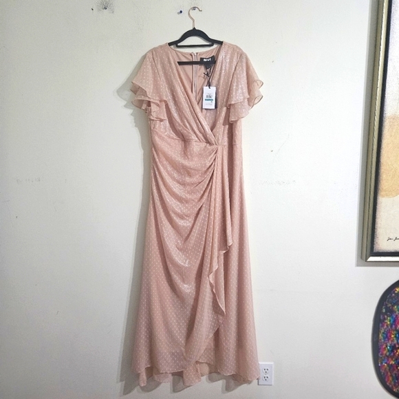 DKNY Chiffon Maxi Dress NWT! - Picture 1 of 11